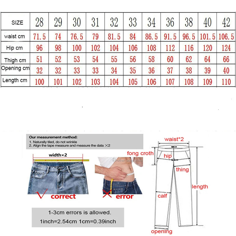 High end denim ripped n Plus size fully matches European mens pants trend straight casual 241008