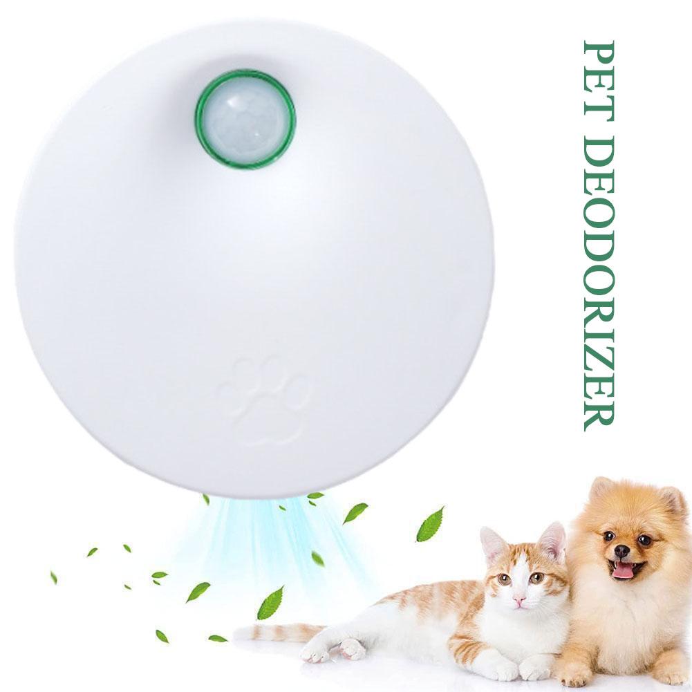 Smart Cat Odor Purifier Rechargeable Auto Sensor Air Dog Box Pet Indoor Cat Disinfecting & Litter Tool Deodorizing & Purifi O9G0