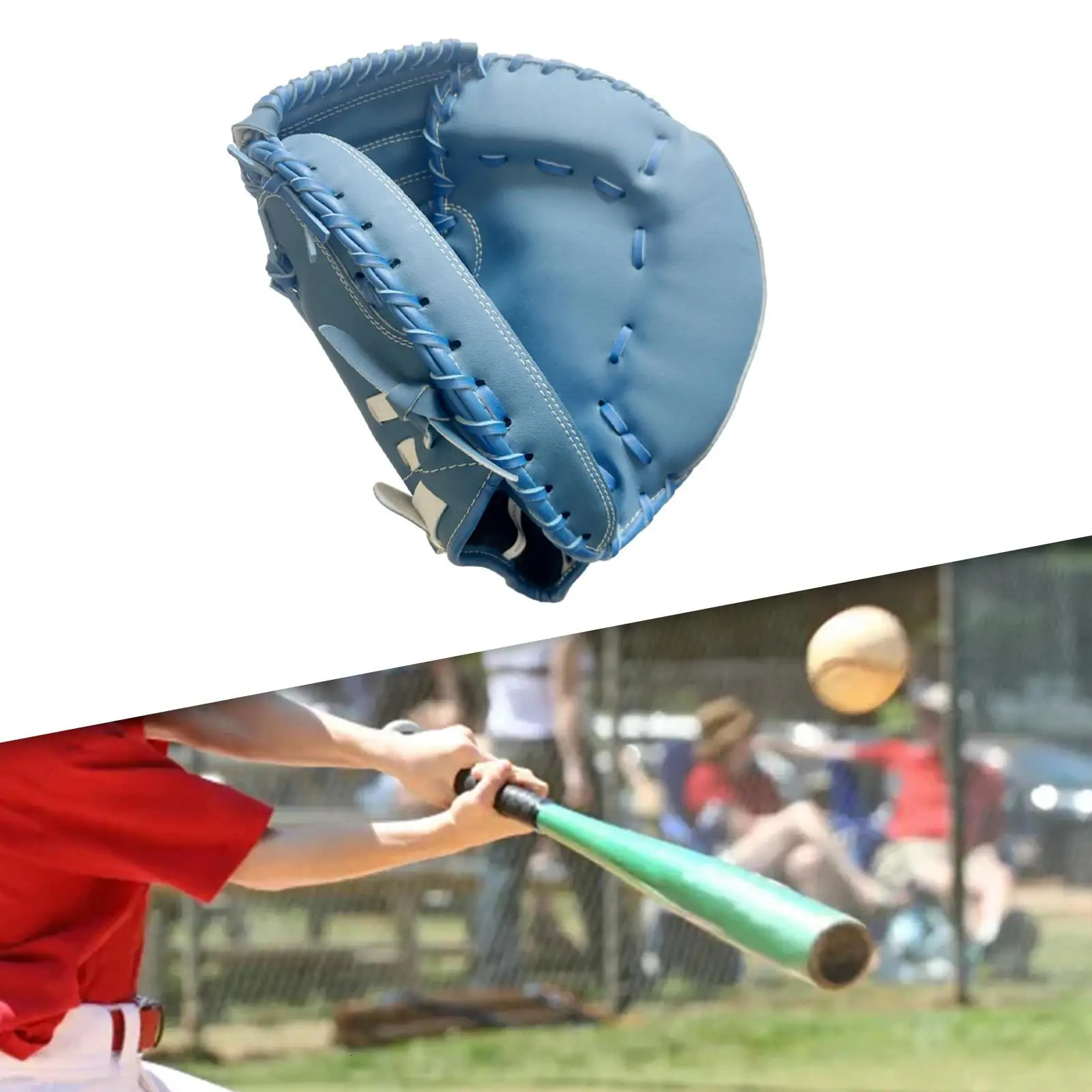 Baseball Glove Right Hand Throw Baseball Mitt Left Hand Glove Durable Softball Glove for Practice Training Youth Adults Beginner 241010