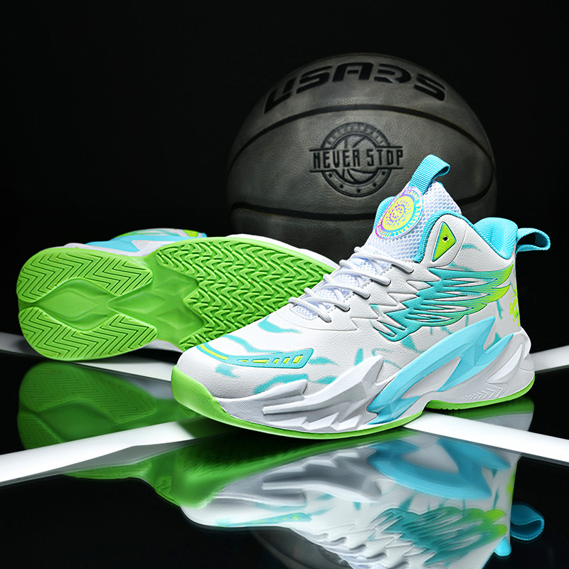 Men's comfortable and breathable outdoor practical training shoes low-top lace-up wear-resistant sports basketball shoes
