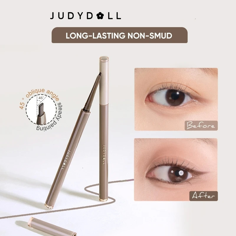 Judydoll Precision eyeliner pen smooth waterproof scratch resistant durable stain free brown eyeliner 241007