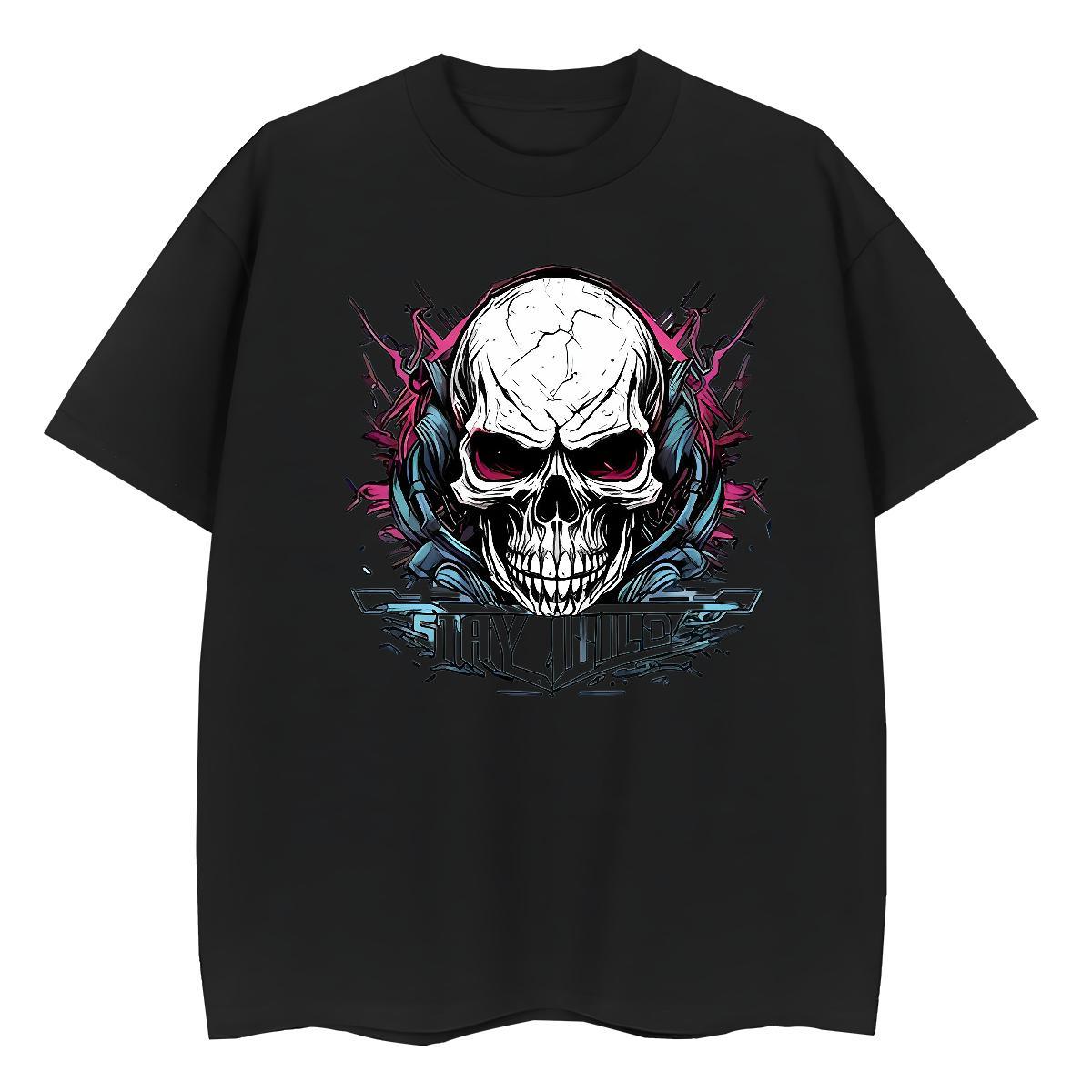 2024 Casual Woman T Shirts 230g Pure Cotton Breathable Crew Neck Daily Outfit monster Tshirt for Man Woman Nice Customized Print Clothings