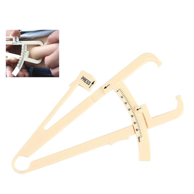 Body Fat Caliper Skin Analyzer Measure Charts Fitness Slim Keep Health Tester Body-Fat Monitor Meter Skin Analyzer-Measure ni86