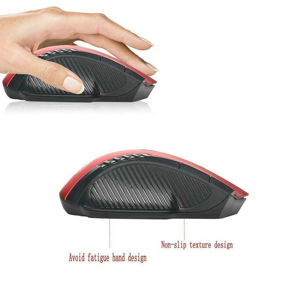 2.4GHz wireless mouse optical M mouse game and USB receiver game console 6D wireless mouse for Cputer laptop accessories Y241116