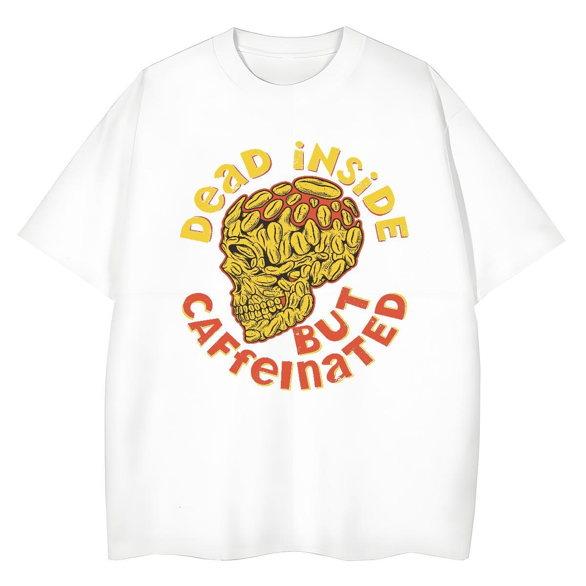 2024 Designer Women T Shirts 230g Pure Cotton Breathable Short Sleeve Casual Beach skull Womens Tshirts Loose Oversized Clothes Shirt