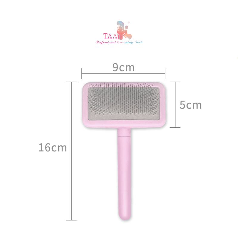 TAA Pet Comb Professional Dog Flat Pin Comb Eco-friendly Plastic Comb for Dog Multi-coloured Pet Universal Hair Tool Cat Brush