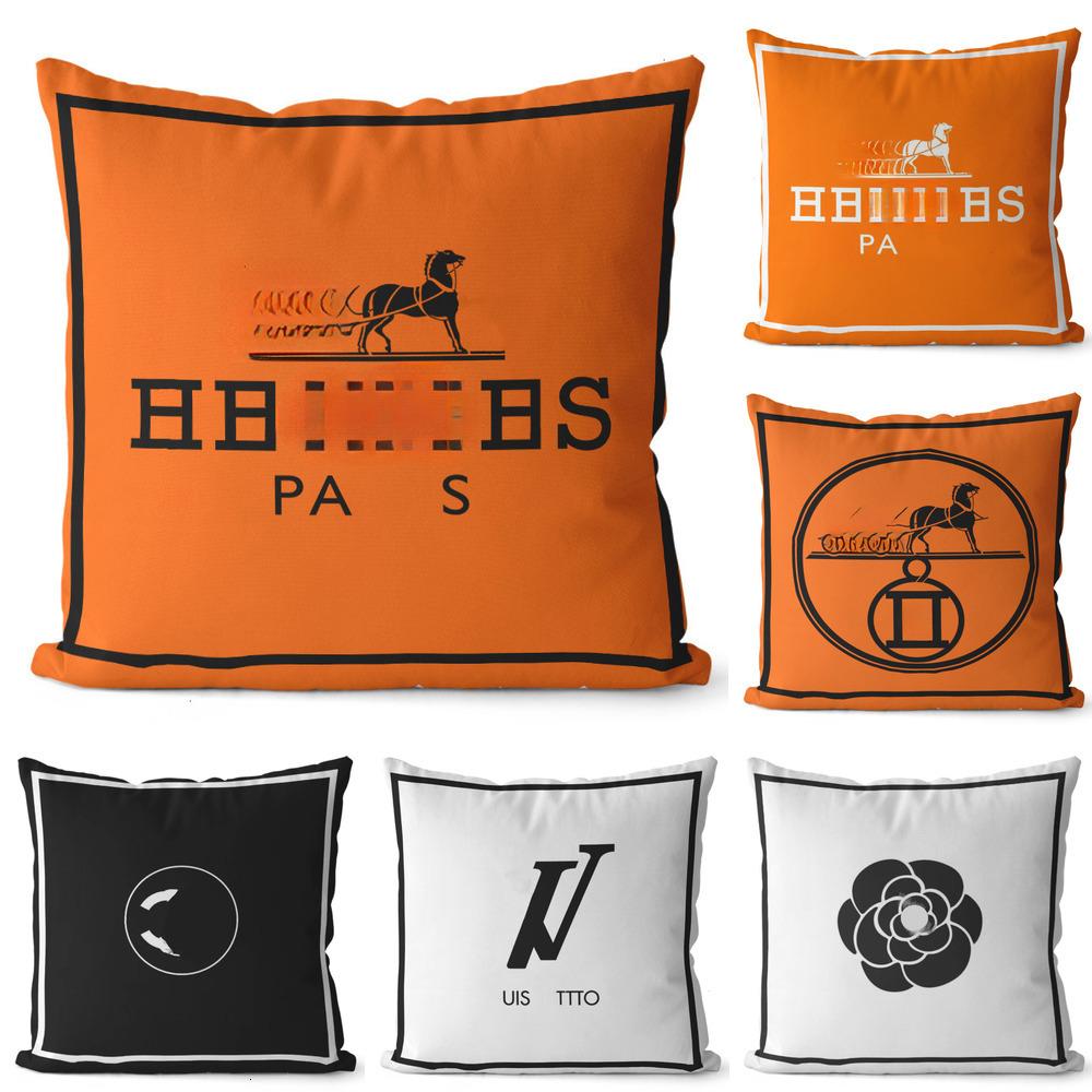 Designer pillowcase light luxury square fashion living room sofa short plush pillow case without inner 2024