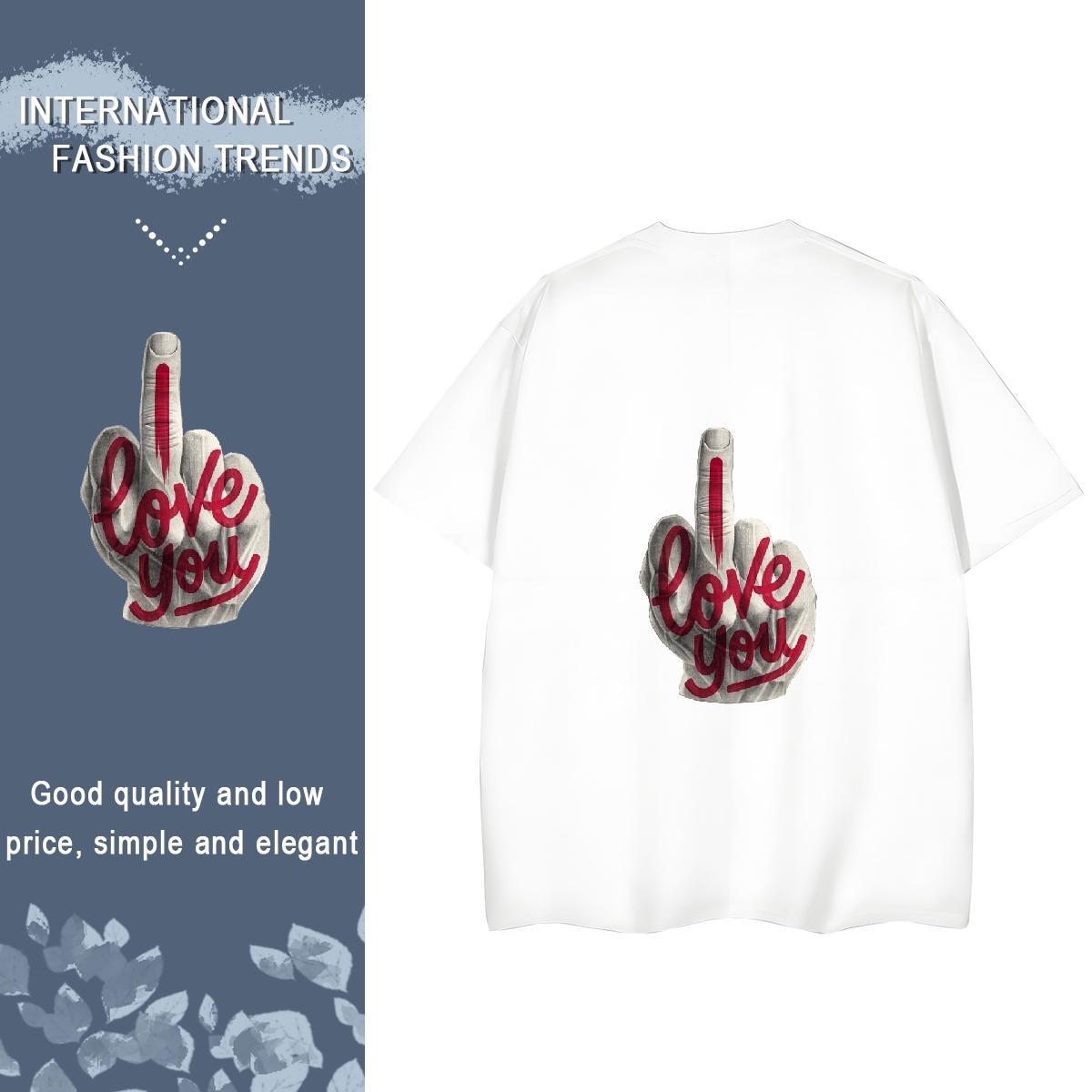 2024 DIY Womens T Shirts 100% Cotton 230g Crew Neck Breathable Home Outdoor hands Women Tees Lady Oversized L-4XL Tees Shirts