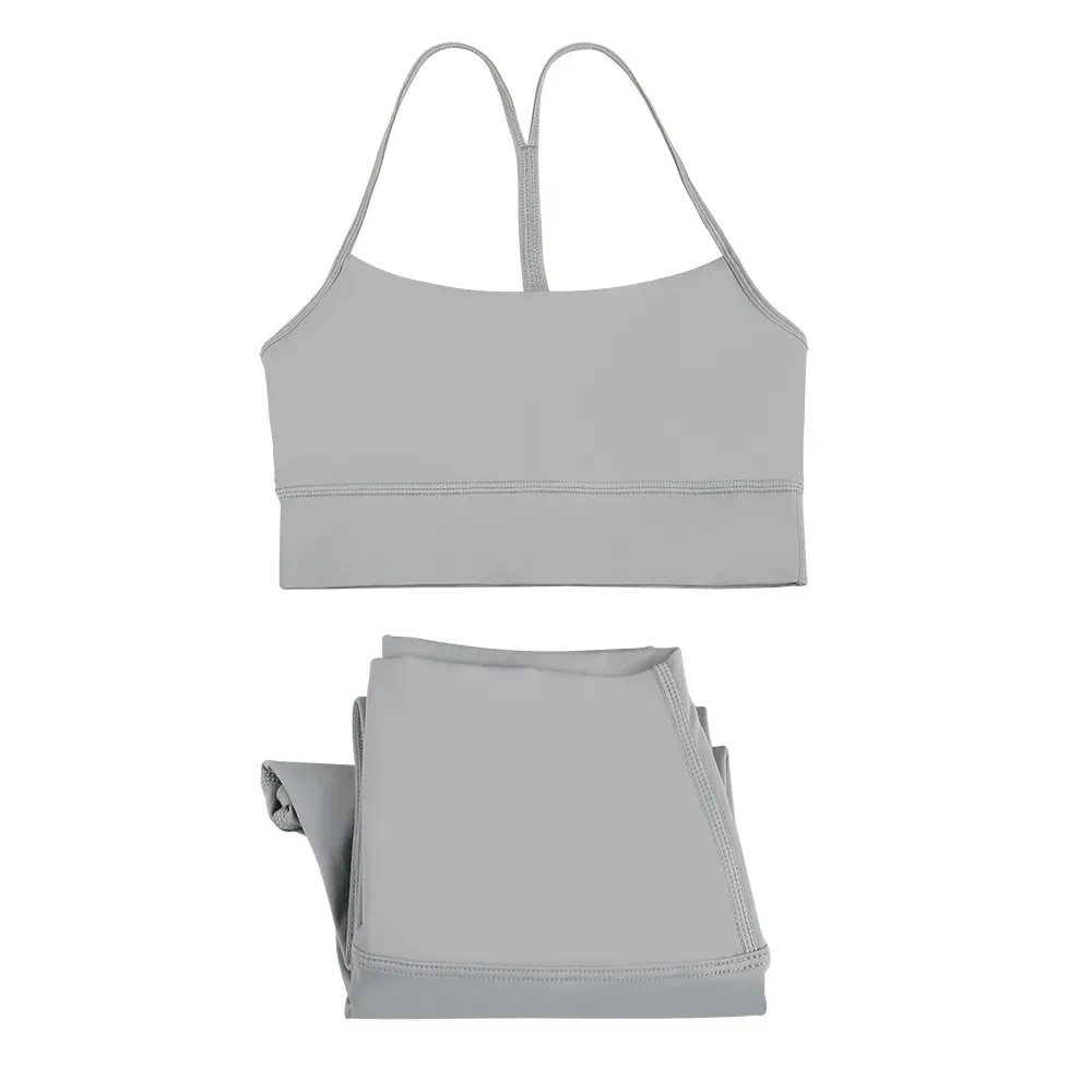 2025 New 5A Two Piece Yoga Sets Leggings Sports sets Bra Soft Sportswear Pants Gym Suits Running Workout Tracksuits