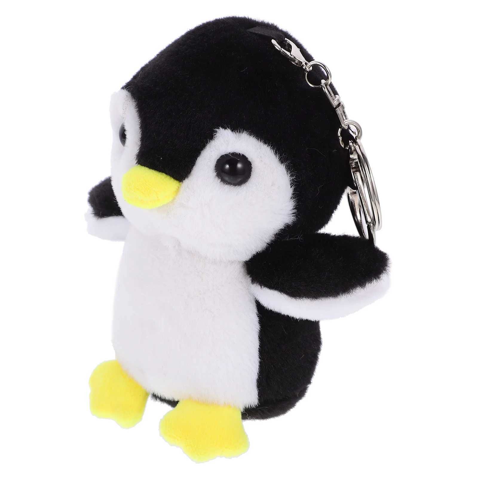 Mini Penguin Keychain Plush Penguin Cute Fillet Animal Small Fillet Penguin Pendant Keyring Wallet Y241014