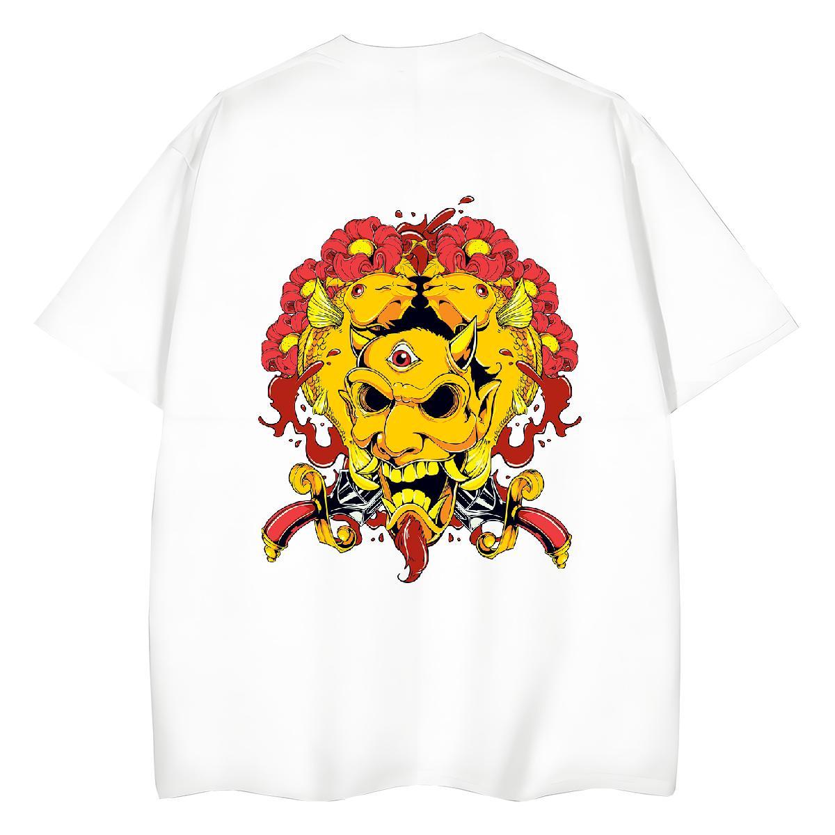 Fashion New Womens T Shirts 100% Cotton 230g Breathable Short Sleeve Home Outdoor skull Woman Tshirt Designer Nice Graphic Tops Shirt