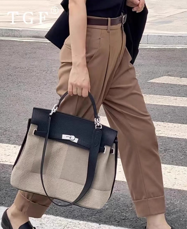 Luxury Designer Handbags Trend Crossbody For Women Office Plush Leather Side Tote Bag