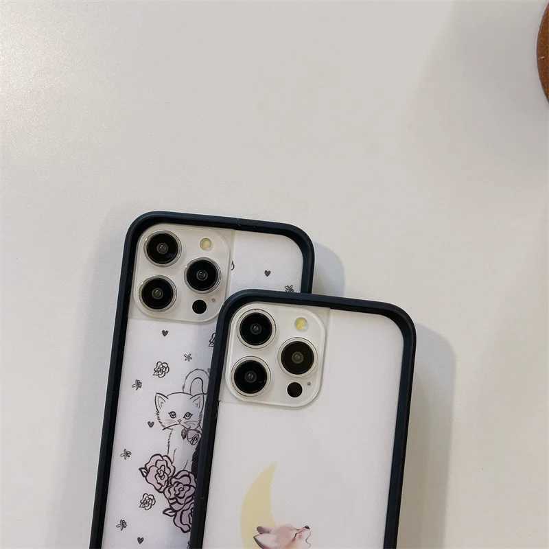 New Arrival Wildflower 3D Animal Skunk Fox Phone Case iPhone 16 15 14 13 12 Pro Max Plus 14 Pro 15 Pro Fabric WF Cute Cartoon Cover Funda Z241012