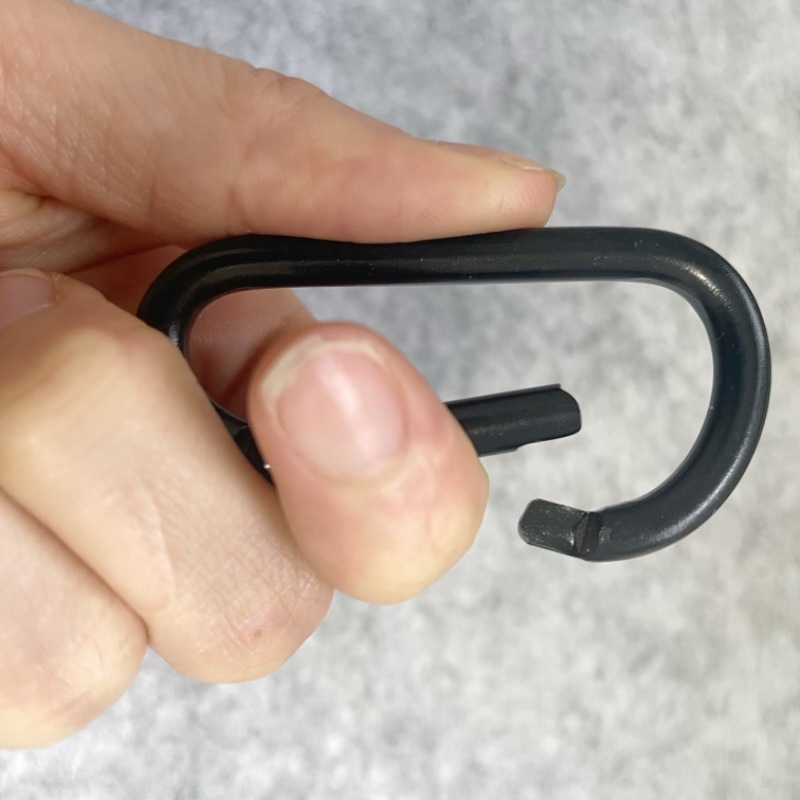 No. 4 Type D electrophoretic Black Mountaineering buckle