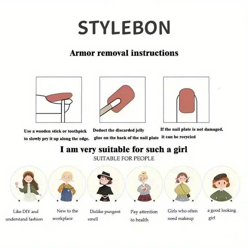 Christmas Nail Art Press-On Nails Set Short Squre Nail with Holiday Elements Removable Santa Snowflake Pattern Manicure Kit 241014