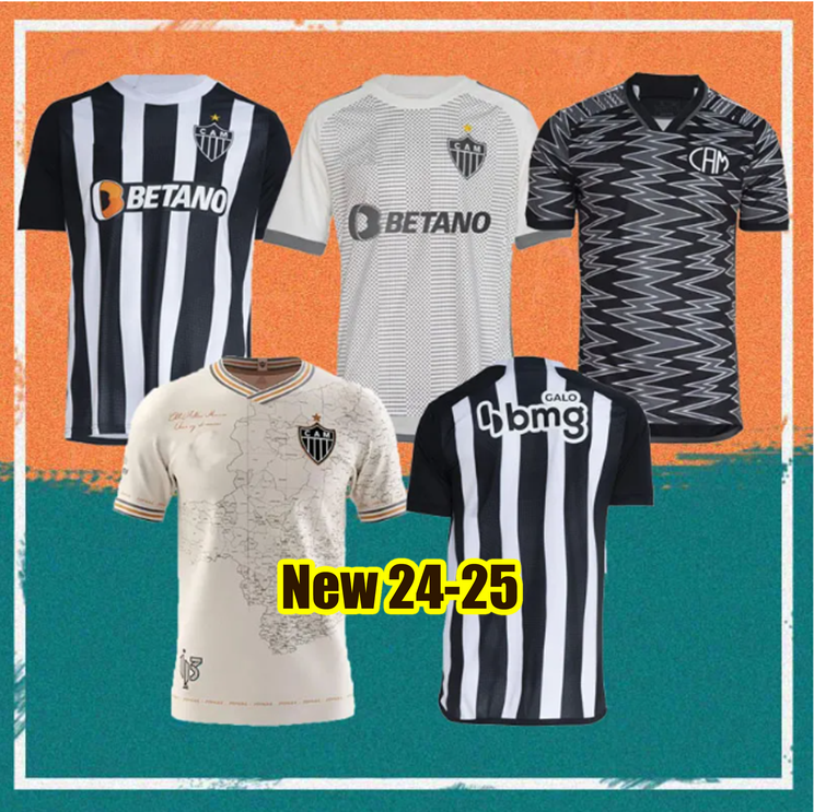 24 25 Atletico Mineiro Home soccer jerseys 2024 VARGAS 2025 EVERSON ZARACHO BERNARD 113 special edition Shirt PAULINHO ALONSO LYANCO G.SCARPA Football uniform