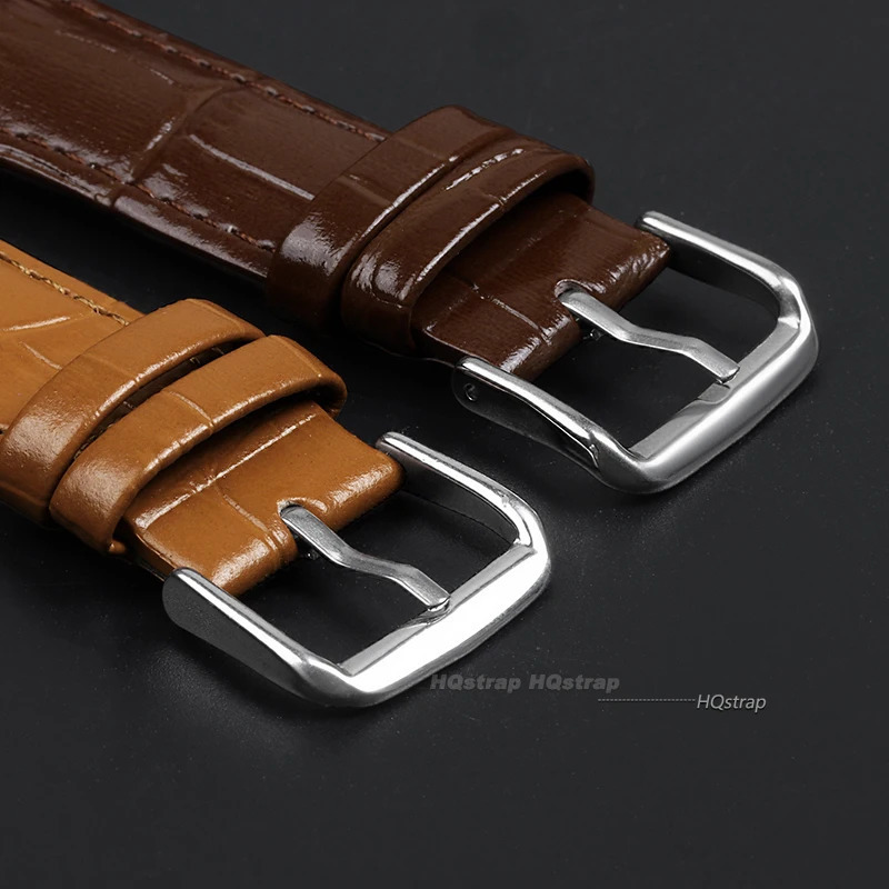 Leather Watchband for Men Women 12mm 14mm 16mm 18mm 19mm 20mm 21mm 22mm Watch Band Universal Replacement Strap 241010