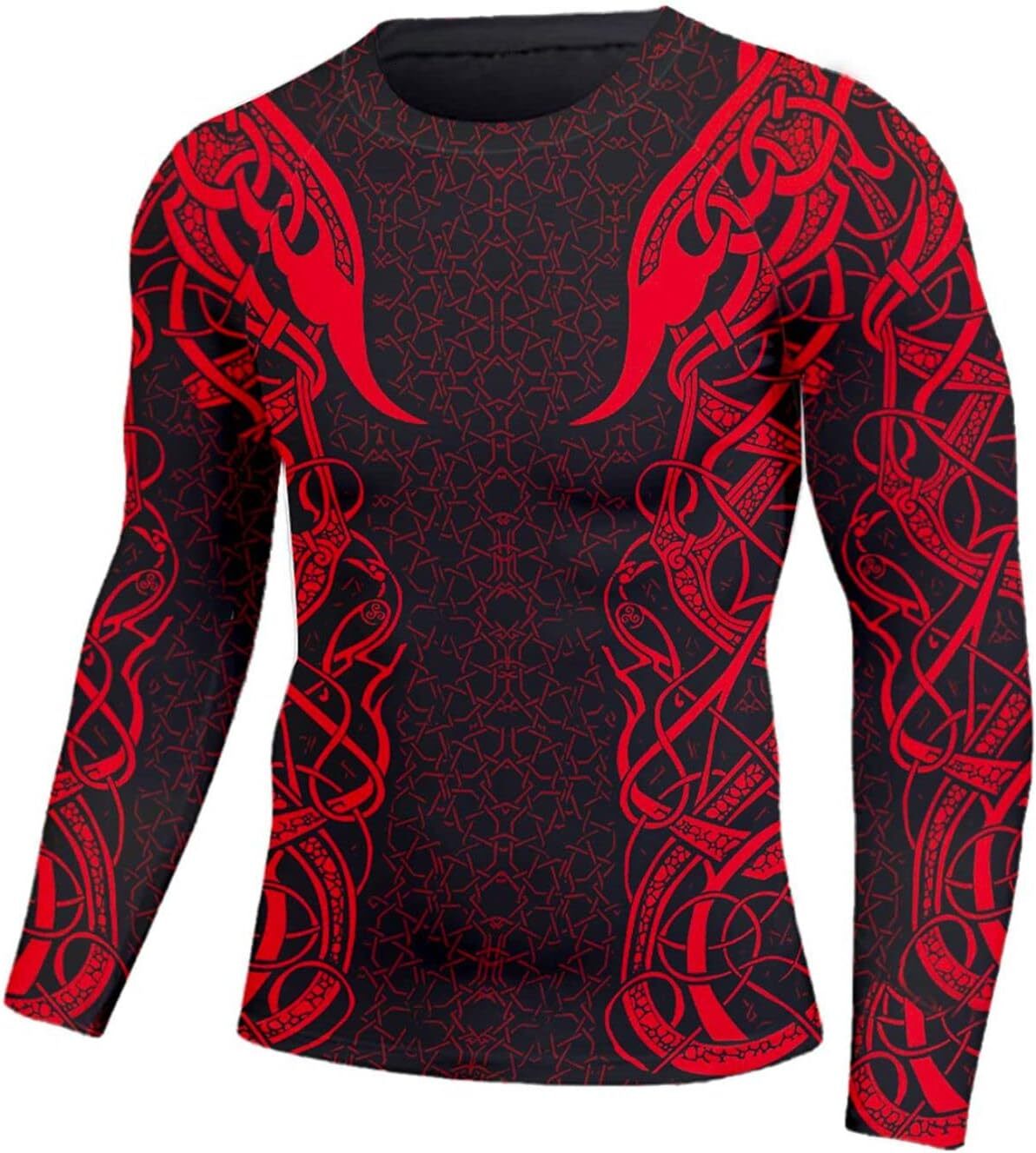 Long Sleeve Shirts for Men sweatshirt - Viking Shirt Long Sleeves Men's Baselayer Skins Trendy Fashion