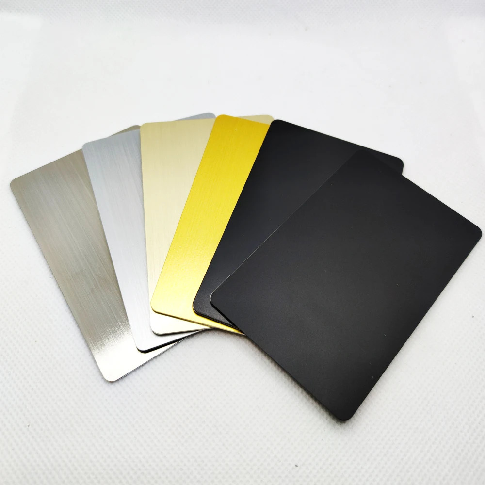 15 pieces of 13.56MHz 215 chip blank metal and PVC mixed NFC social recognition/access control/business card 240925