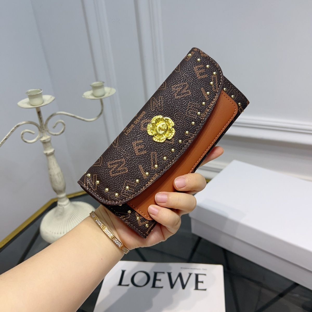 2025 New wallet Designer Wallet Women s Multi Slot Zero Wallet Large Capacity Printing Long Wallet