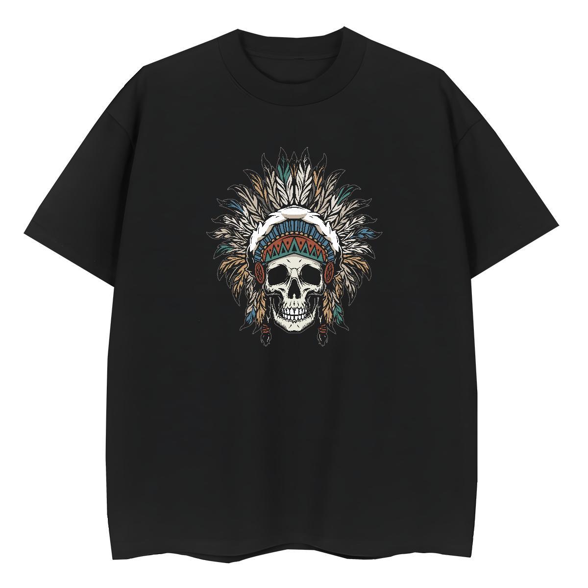 Custom T Shirt For Woman 230g 100% Cotton O Neck Short Sleeves Casual Sport skull Women Tees Designer Nice Graphic Top Tees
