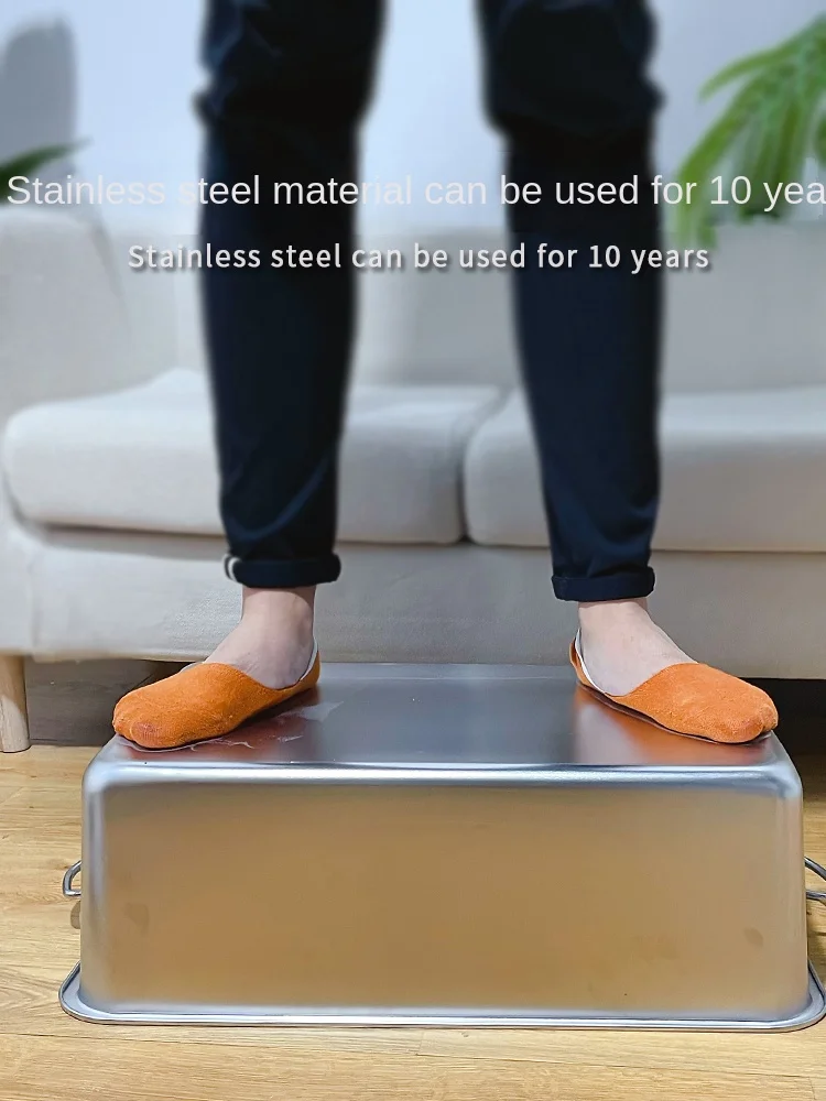 Stainless Steel Litter Box Super Big Cat Toilet King Size Giant Sand Kitten Special Anti-splash Huge