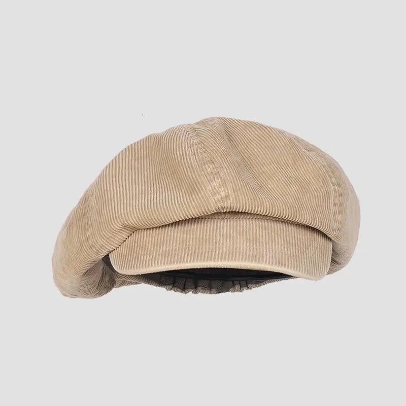 Retro sboy Caps Men Octagonal Hats Autumn British Women Painters Caps Fashion Corduroy Berets Gorras Casual Baseball Hat 241009