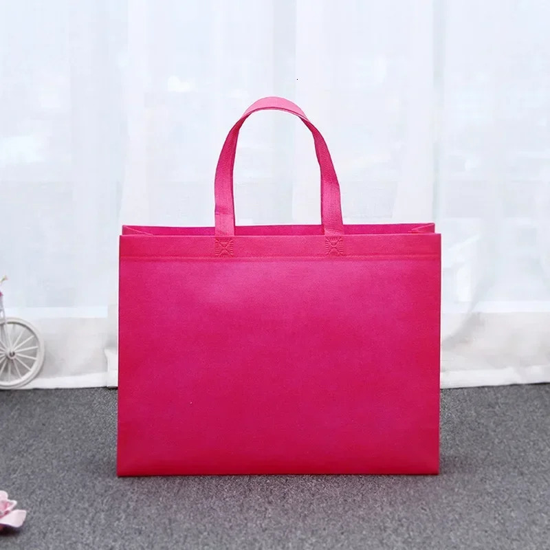 Women Foldable Shopping Bag Reusable Eco Large Handbag Fabric Nonwoven Shoulder Bags Tote Grocery Pouch 241011
