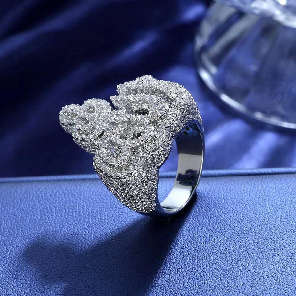 GRA Pass Diamond Tester 925 Sterling Silver Hip Hop Jewelry New Style VVS Diamond Moissanite Men Ring Allah