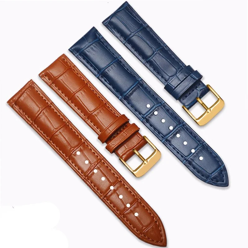 Universal Replacement Leather Watch Strap Watchband for Men Women 12mm 14mm 16mm 18mm 20mm 22mm 24mm Band 241010