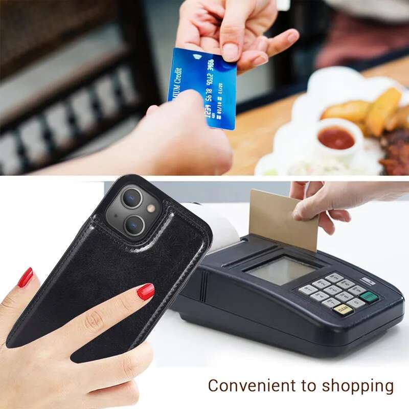 Slim Fit Premium Leather Cover For iPhone 14 13 11 12 Pro XS Max XR X SE 6S 6 7 8 Plus Wallet Card Holder Slots Flip Case