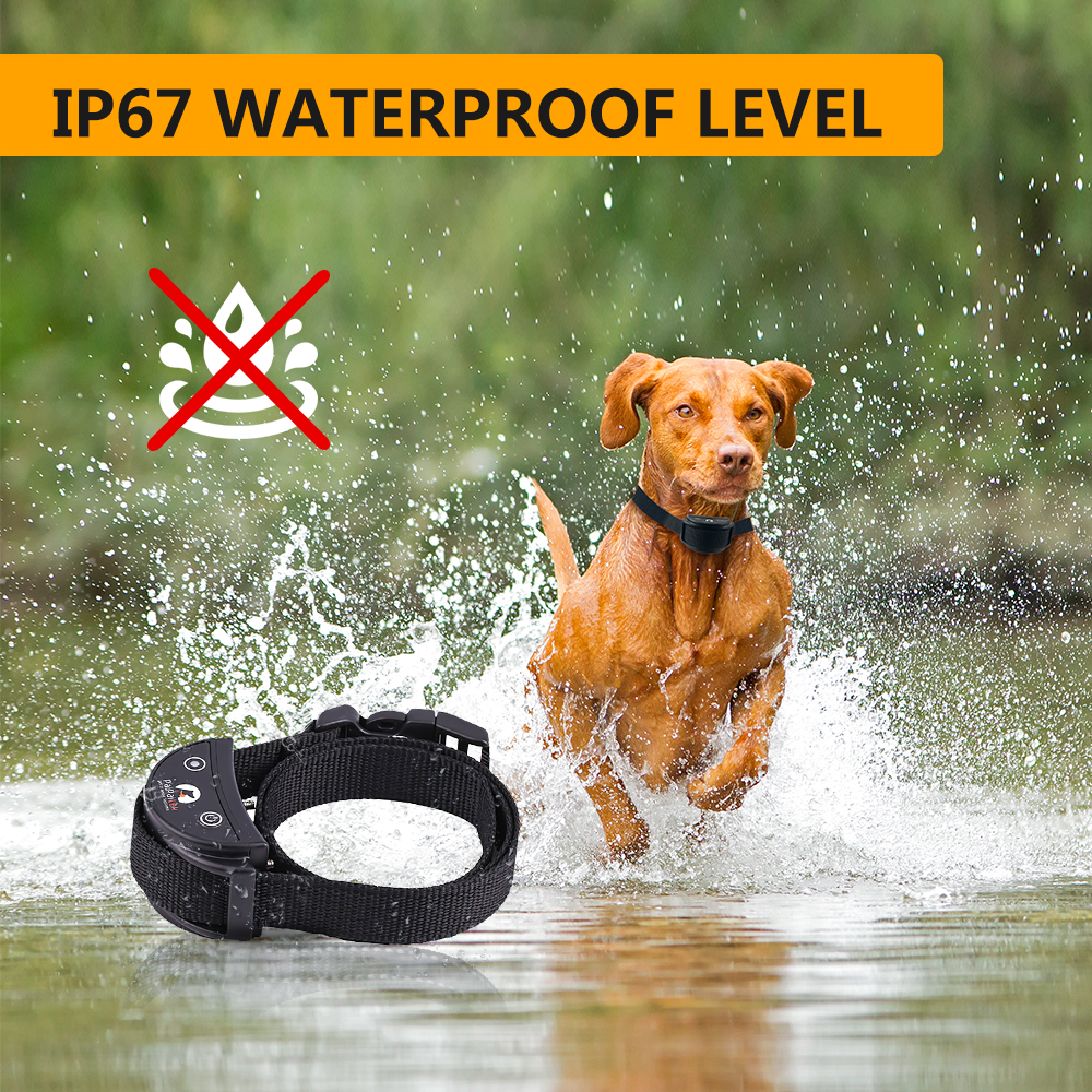 No Shock Safe Vibrate dog beeper personalized no bark training collar for dog