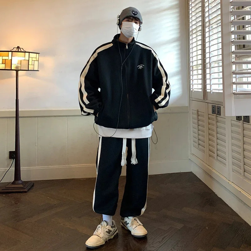 Sportswear TwoPiece Hoodie Men n Ropa Para Hombre Fashion Conjunto Deportivo Harajuku Homme Sports Suits y241010