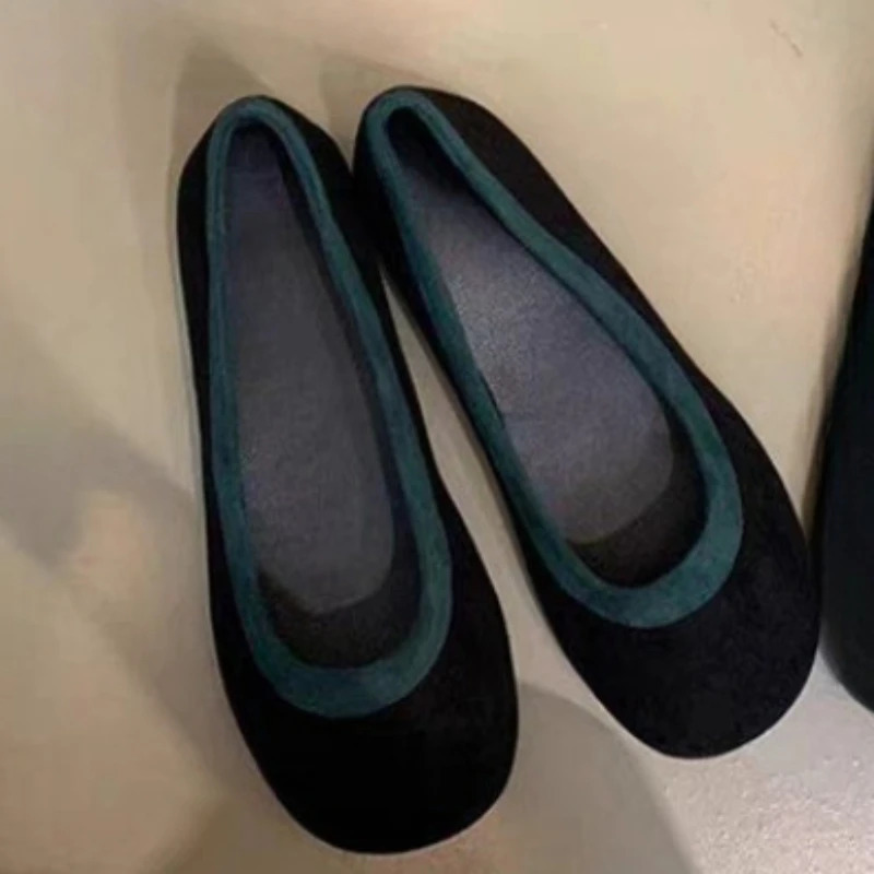 Autumn Women Flat Fashion Round Toe New Shallow Slip on Mary Jane Shoes Soft Sole Outdoor Dress Ballerinas Shoe atilla 241014