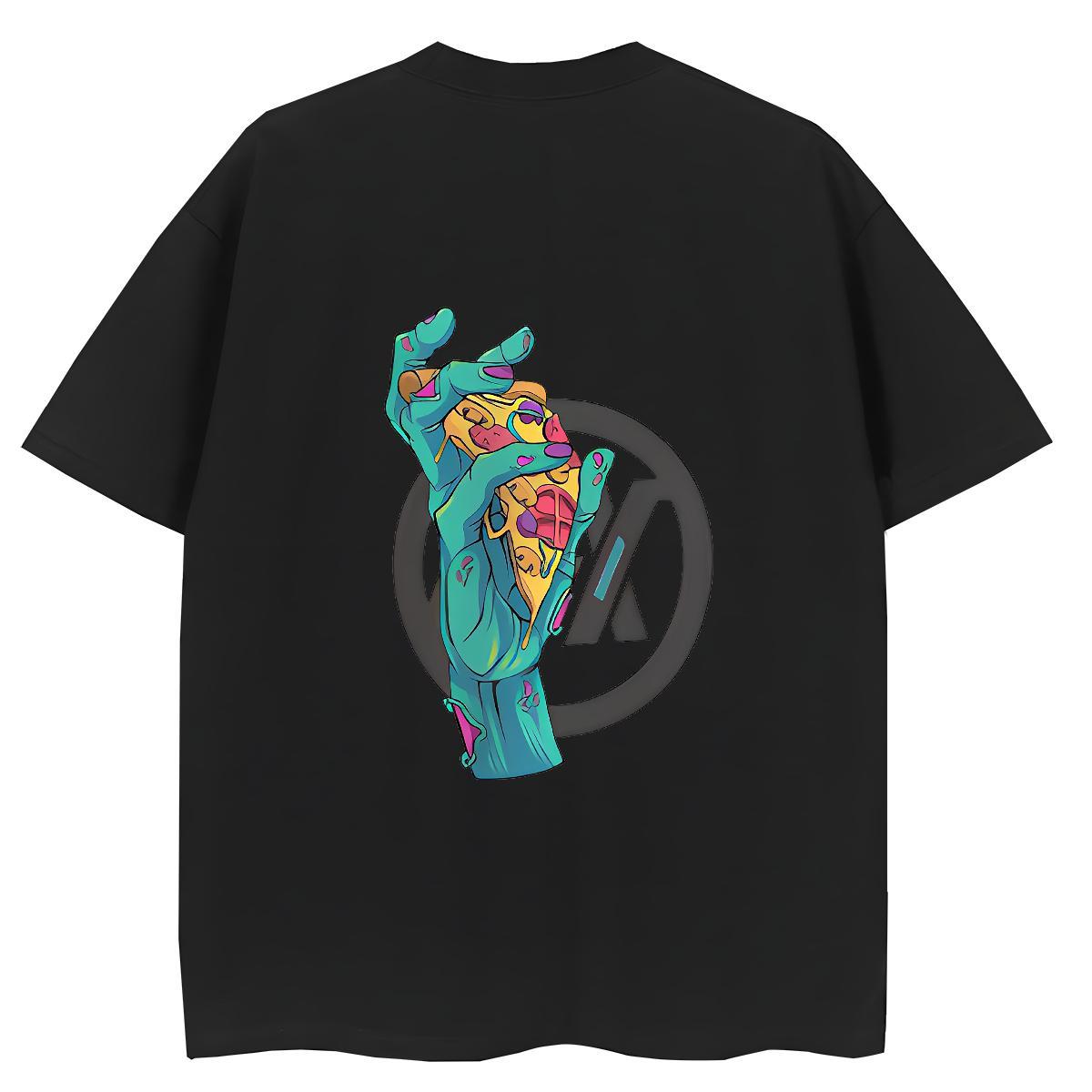 New T-Shirts 230g 100% Cotton Short Sleeve O-Neck Sport skull Women Tshirts 5A Plus Size Cartoon Tees