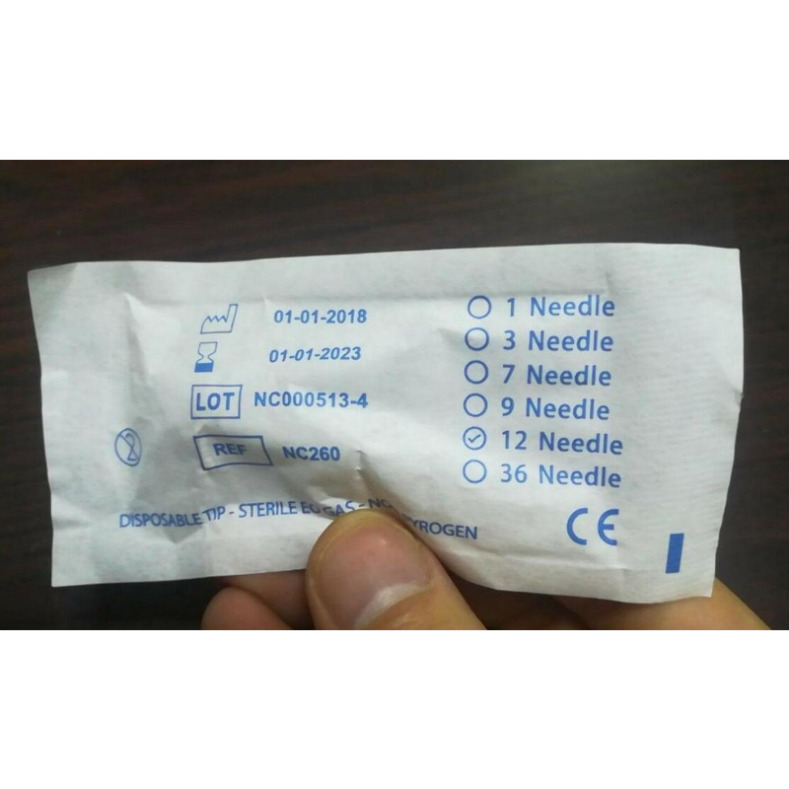 50Pcs Screw Port Microneedling Needles Derma Pen Cartridges Professional Dermapen Mesotherapy Needle Skin Care Drag Mts Nano 642