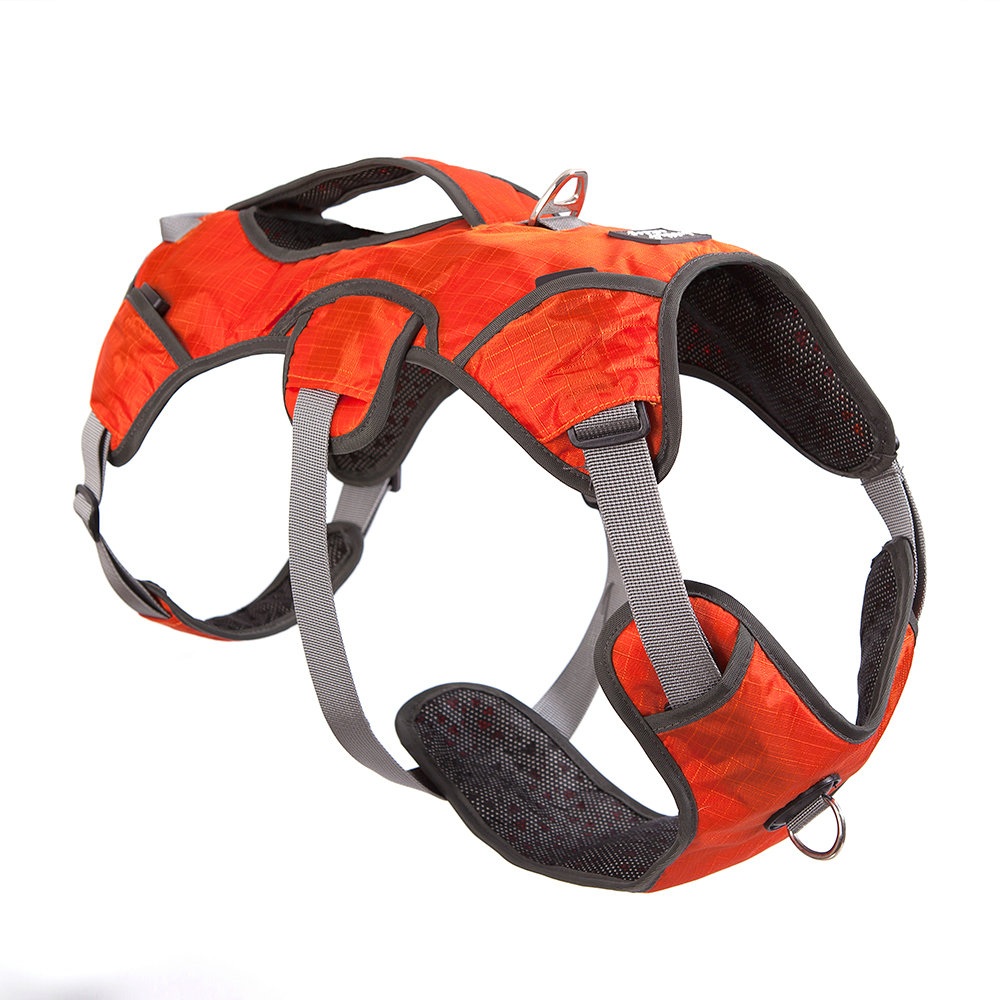 Pet Dog Saddle Bags Pack Large Dogs Harness Breathable Hound Travel Camping Hiking Carrier with Backpack Removable