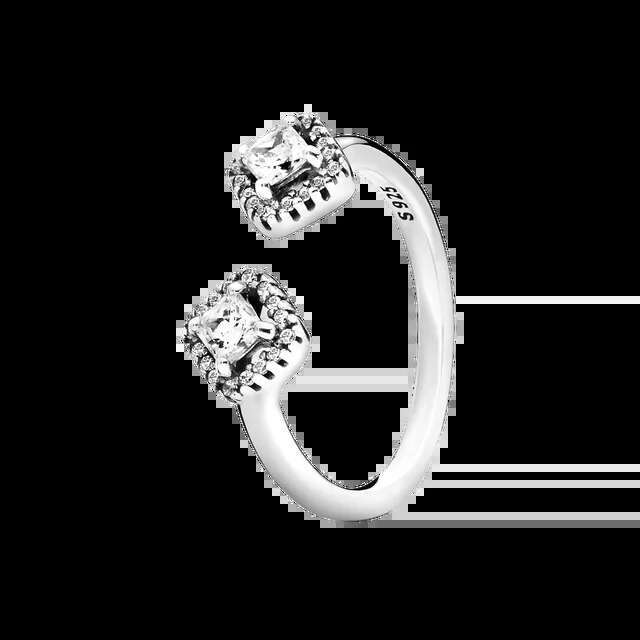 925 Sterling Silver Rose Gold Heart Moon Pearl Clover Dragoy Clear Zircon CZ Open Rings For Women Anniversar Wedding Jewelry