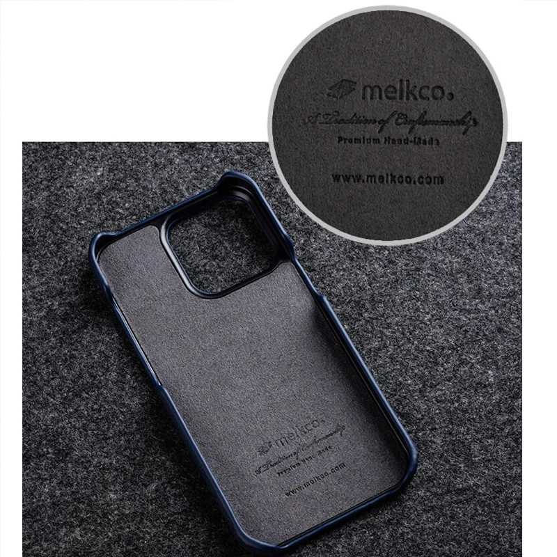 New Arrival Melkco is suitable for iPhone 16 15 Pro Max Case luxury leather business phone case cover is suitable for iPhone 11 12 13 14 Pro Max Plus 