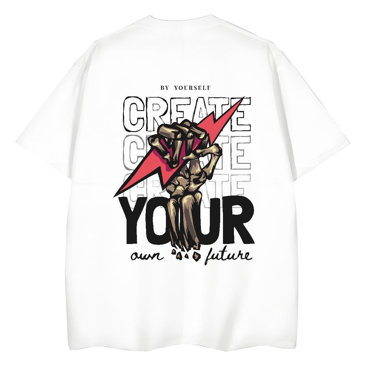 2024 Designer T Shirt For Woman 230g Pure Cotton O Neck Short Sleeves Casual Sport skull Couples T Shirts Comfortable DIY Logo Wear