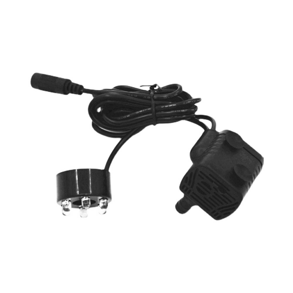 DC5.5-12V 3W Colourful light DC pump 6 perforated waterproof LED lights with suction cup pump Fish Pond Fish Tank Aquarium
