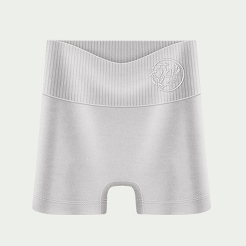 2025 New Designer High Waist Threaded Pure Cotton Women s Safety fashion Pants Solid Color Anti Glare Four Corner Flat Underwear