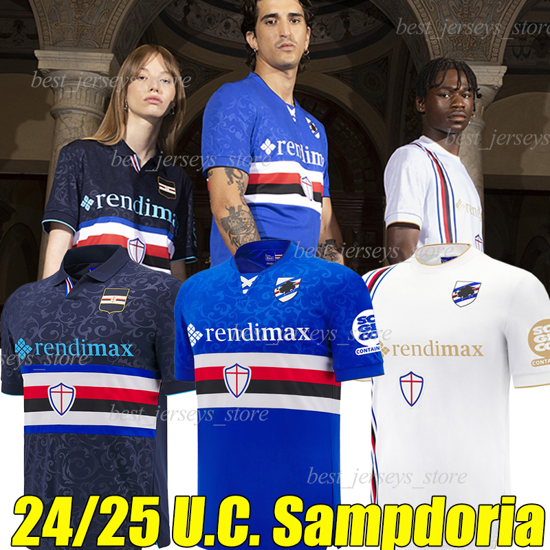 24/25 SaMpDoRiAs Soccer Jerseys CODA TUTINO BORINI IOANNOU VENUTI BELLEMO KASAMI VIEIRA SEKULOV BERESZYNSKI DEPAOLI ROMAGNOLI VULIKIC football shirts