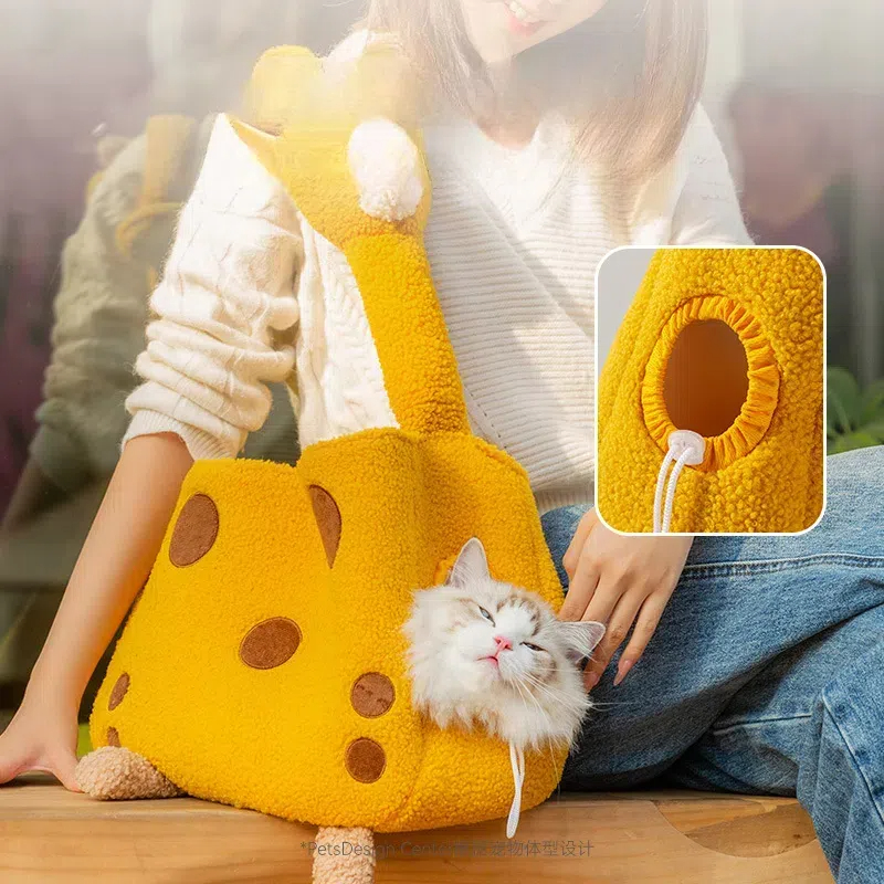 Update Cute Cat & Dog Carry Bags - Fun Animal Prints With Adjustable Strap For Convenient Travel