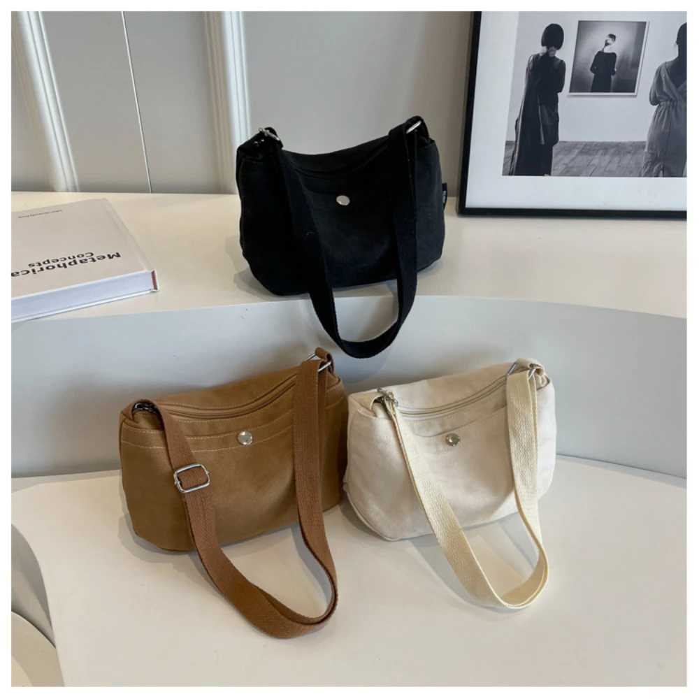 Womens retro canvas handbag casual shoulder cross body bag eco-friendly bag womens retro handbag M241014