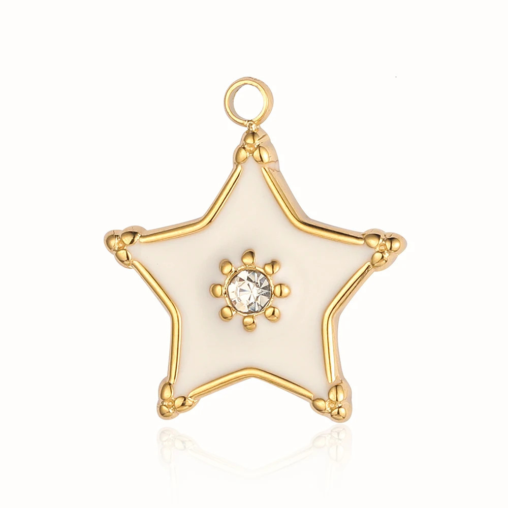 3pcsLot Stainless Steel Sun Star Charm Pendant for DIY Jewelry Making Necklace Earring Wholesale 241010