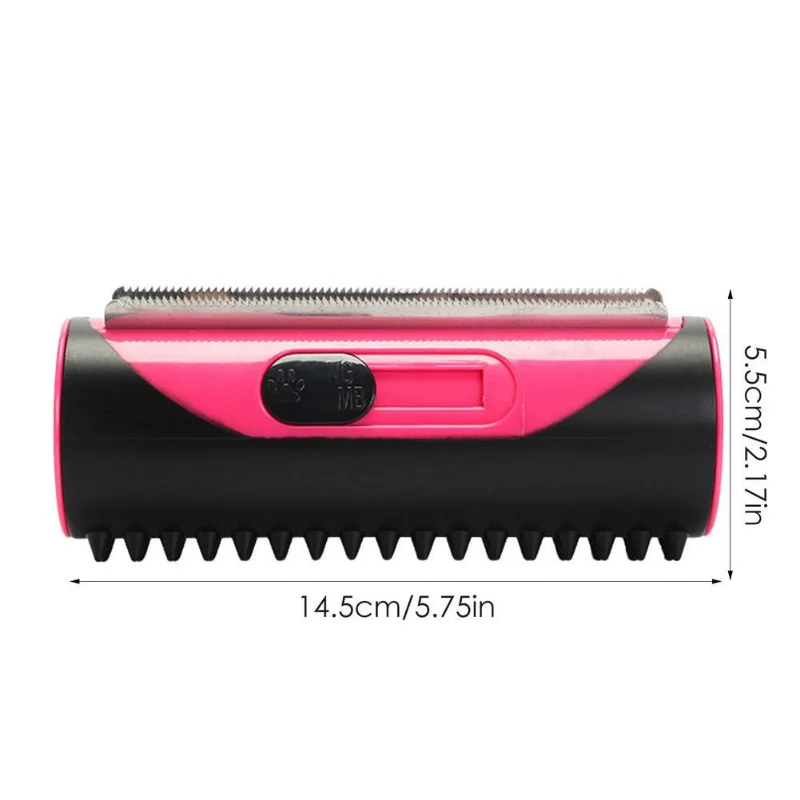 Pet Dog Car Grooming Brush Slicker Brushes Hair Shedding Self Cleaning Sofa