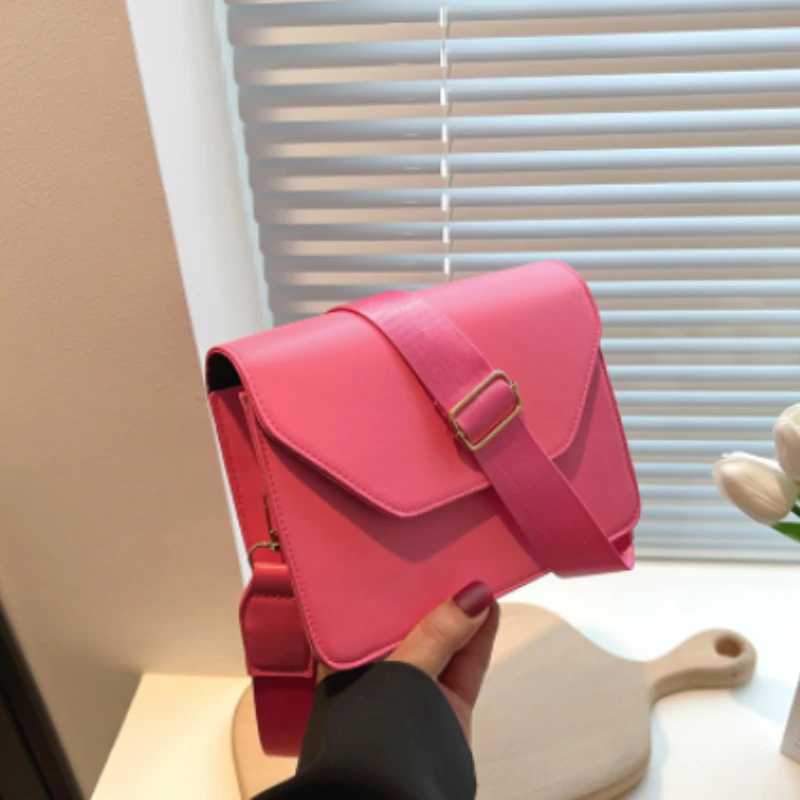 Fashion flip top ten font womens bag PU leather small square bag casual shoulder messenger bag small handbag M241014