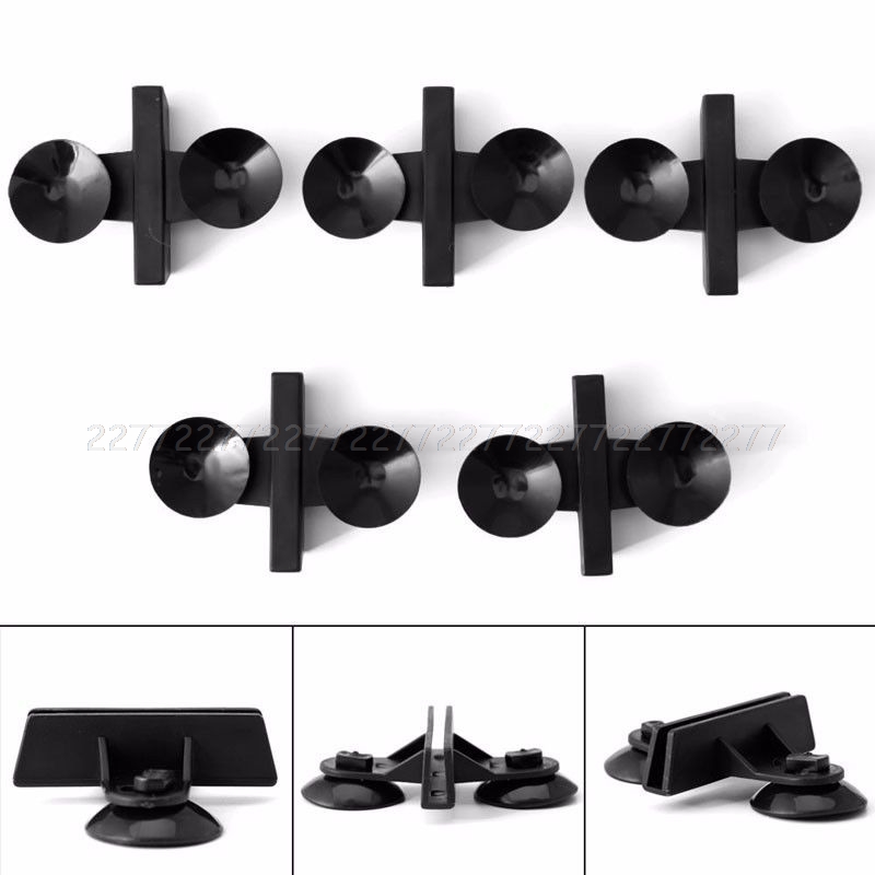 5pcs Black Plastic Divider Sheet Holder Suction Cups for Aquarium Fish Fish Product Pet Products JUN26 dropship