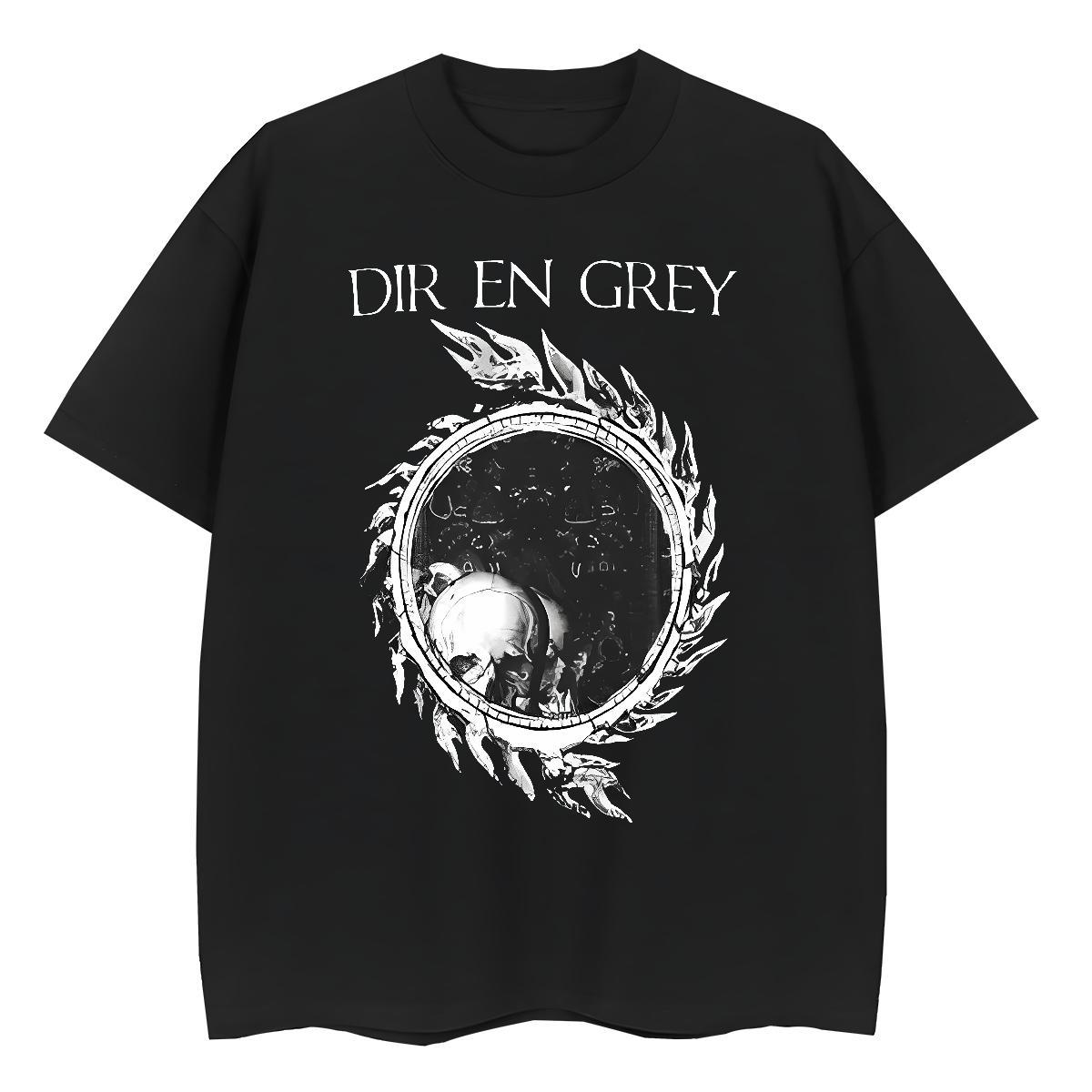 2024 Casual T-Shirts 230g Pure Cotton Breathable Crew Neck Sports Street Wear skull Couples T Shirts High quality DIY Anime Tops Shirt